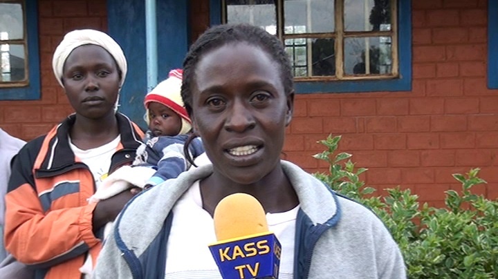 Story I - Anita Kirui a former brewer addressing the press at Eldoret. She has been brewing at least 50 liters of chang’aa  each day for the last 9 years.Picture by Wilson Rotich.